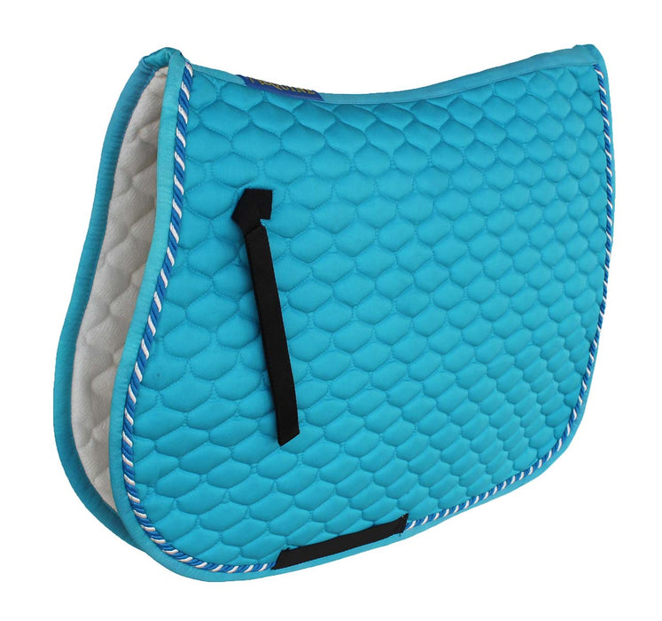 Horse English Quilted Contoured All-Purpose Trail Saddle Pad 7296