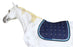 Professional Equine English Quilted Embroidered All-Purpose Saddle Pad Navy 72F12