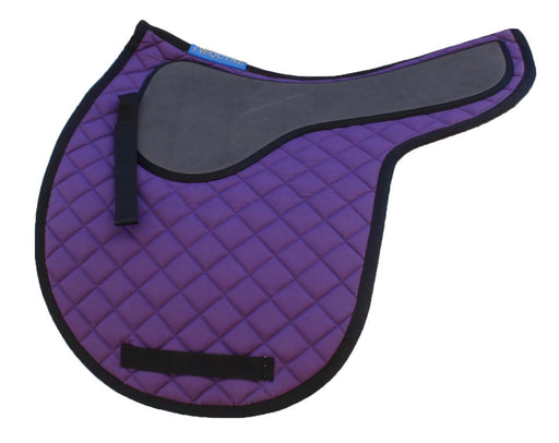 English Quilted Contoured Gel Neoprene Comfort Saddle Pad Purple 72F18