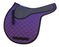 English Quilted Contoured Gel Neoprene Comfort Saddle Pad Purple 72F18