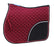 Horse Cotton All Purpose Show Quilted ENGLISH SADDLE PAD Trail Burgundy 72F31