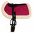 Horse English Quilted Fleece Padded Trail Bareback Pad Burgundy 72F47PK