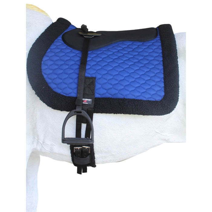 Horse Quilted ENGLISH Bareback PAD Trail Fleece Neoprene Turquoise 72F48TR