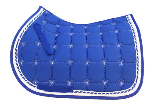 Horse Quilted ENGLISH SADDLE PAD Trail Contoured 72Contoured