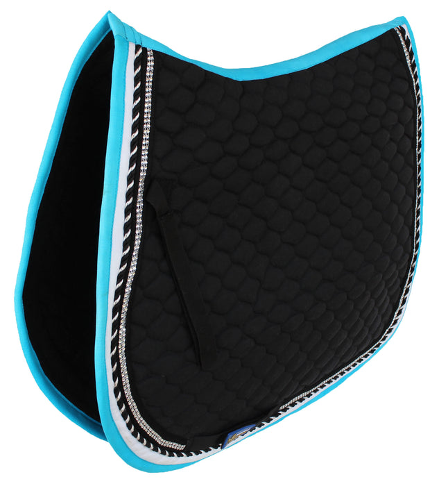 Horse Quilted ENGLISH SADDLE PAD Trail Dressage 72Dressage