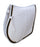 Horse Saddle Pad  English Quilted Contoured All-Purpose Trail  White 72TS13WH