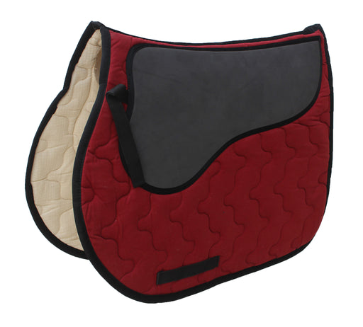 Horse Saddle Pad  English Quilted All-Purpose Shock Absorbing Gel 72TS19