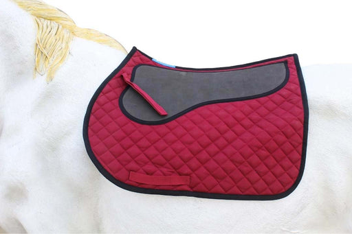 Horse English Quilted All-Purpose Gel Shock Absorbing Saddle Pad 72TS22
