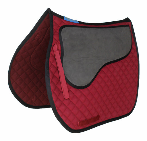 Horse English Quilted All-Purpose Gel Shock Absorbing Saddle Pad 72TS22