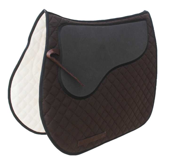 Horse English Quilted All-Purpose Gel Shock Absorbing Saddle Pad 72TS22