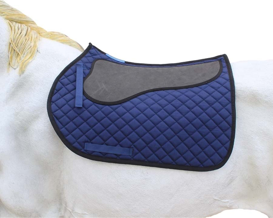 Horse English Quilted All-Purpose Gel Shock Absorbing Saddle Pad 72TS22