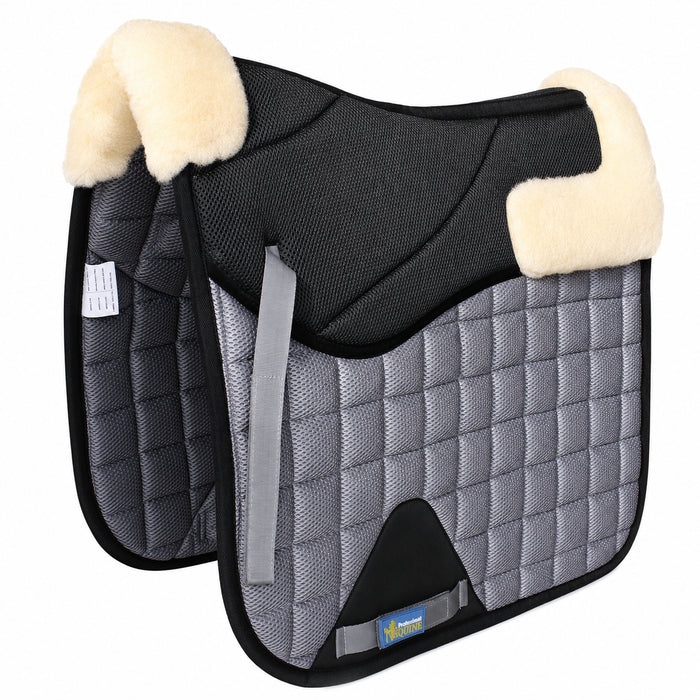 Horse English Quilted Dressage Square Contoured Lightweight Trail Saddle Pad 72TS30