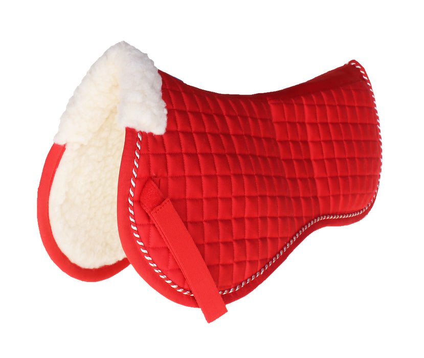 Horse English Quilted Correction Wither Relief Half Pad 72TS32