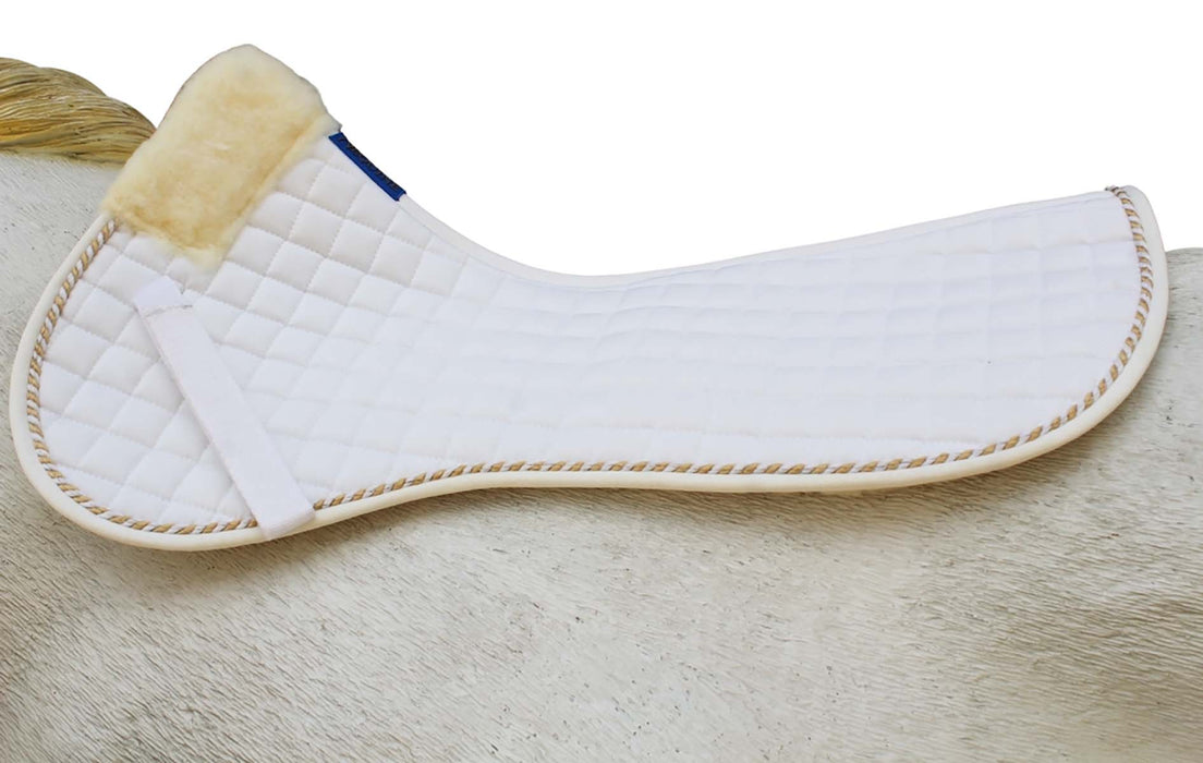 Horse English Quilted Correction Wither Relief Half Pad 72TS32
