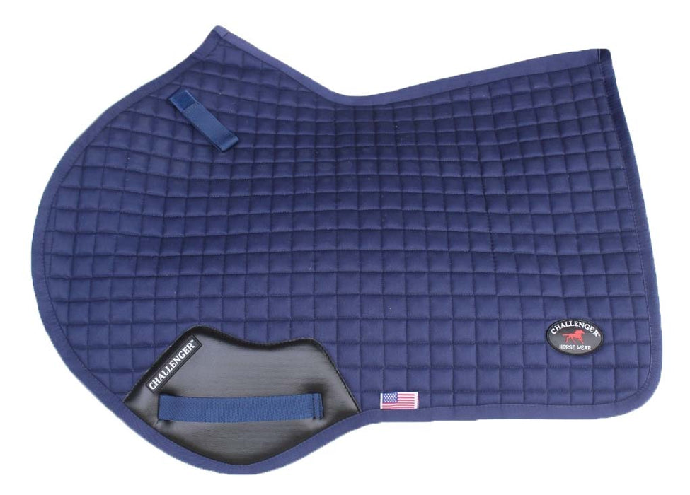 Horse Contoured English Quilted Lightweight All-Purpose Saddle Pad 72TS34