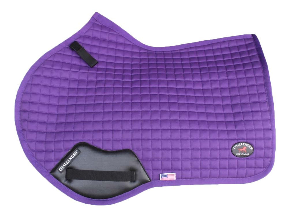 Horse Contoured English Quilted Lightweight All-Purpose Saddle Pad 72TS34