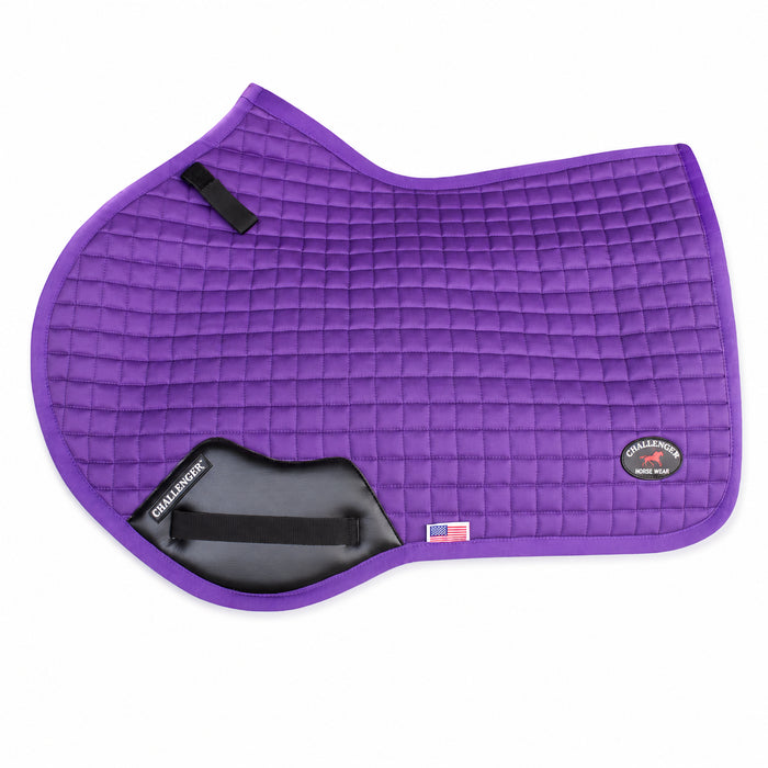 Horse Contoured English Quilted Lightweight All-Purpose Saddle Pad 72TS34