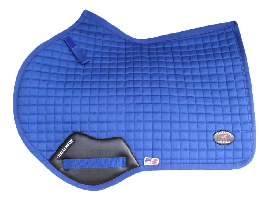 Horse Contoured English Quilted Lightweight All-Purpose Saddle Pad 72TS34