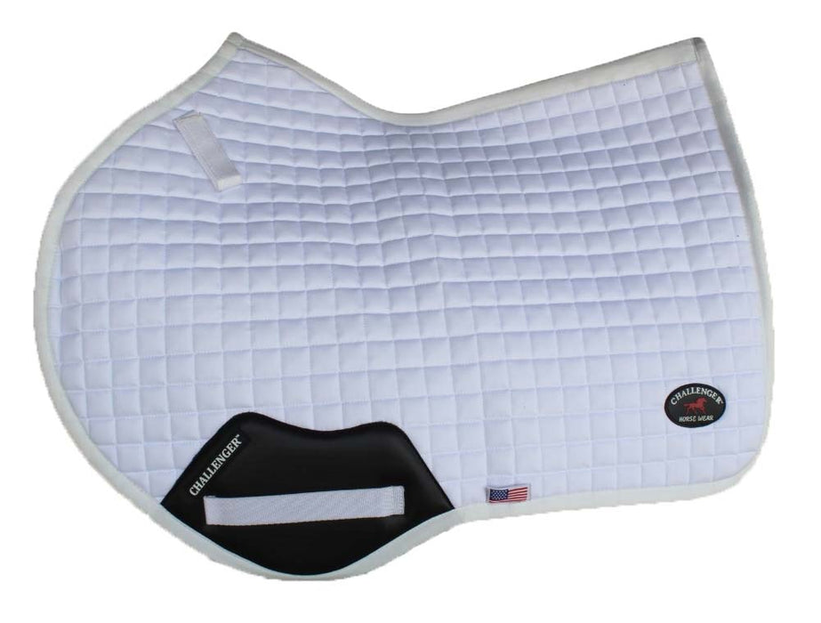 Horse Contoured English Quilted Lightweight All-Purpose Saddle Pad 72TS34