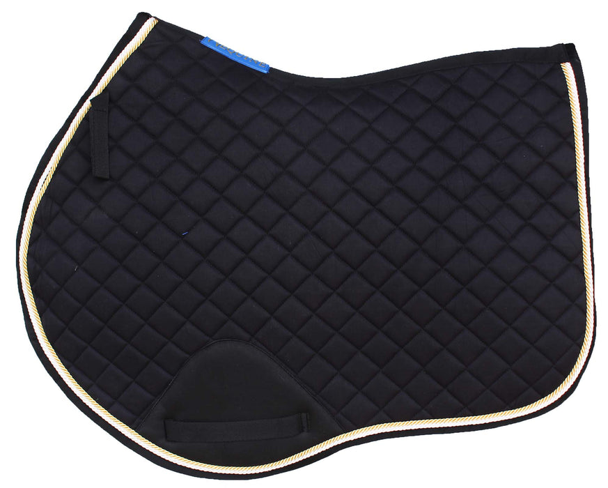 Horse Contoured English Quilted Lightweight Jumping Saddle Pad 72TS37