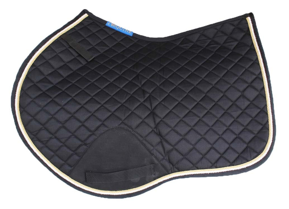 Horse Equine Contoured English Quilted Cotton All Purpose Saddle Pad 72TS37