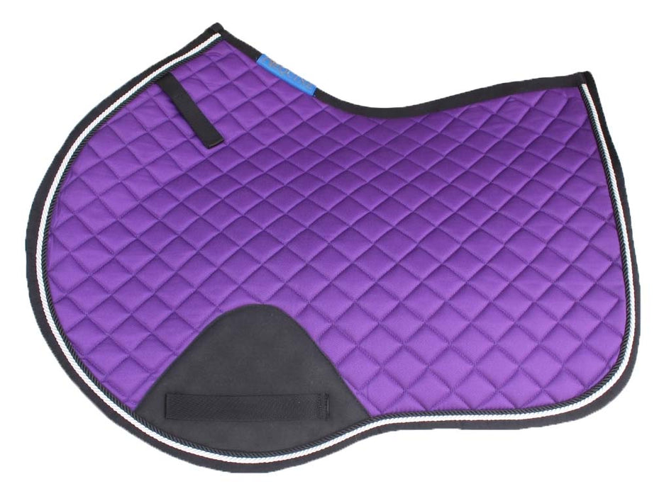 Horse Equine Contoured English Quilted Cotton All Purpose Saddle Pad 72TS37