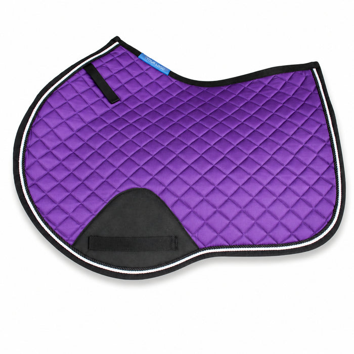 Horse Equine Contoured English Quilted Cotton All Purpose Saddle Pad 72TS37