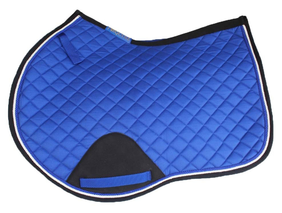 Horse Equine Contoured English Quilted Cotton All Purpose Saddle Pad 72TS37