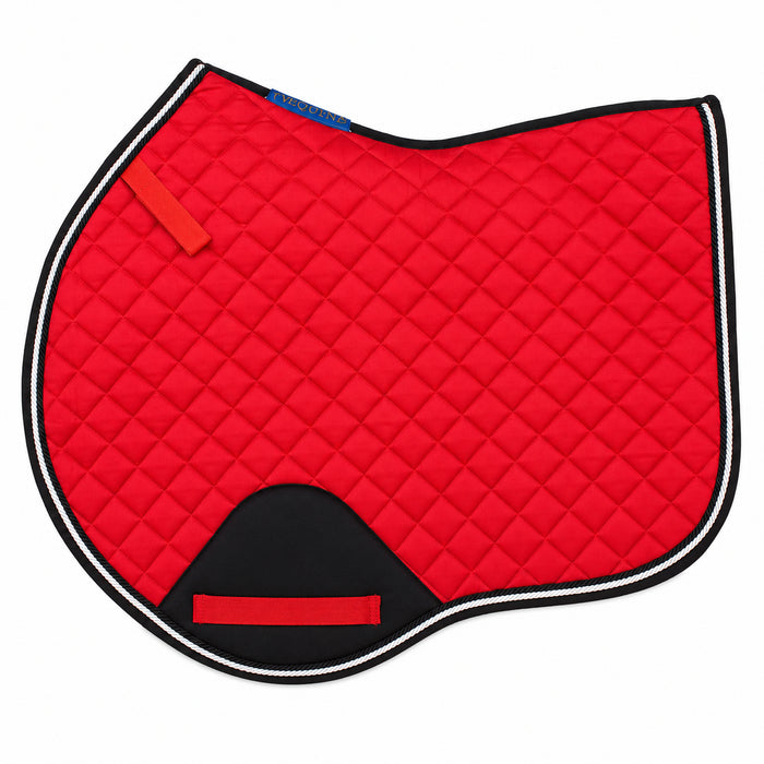 Horse Equine Contoured English Quilted Cotton All Purpose Saddle Pad 72TS37