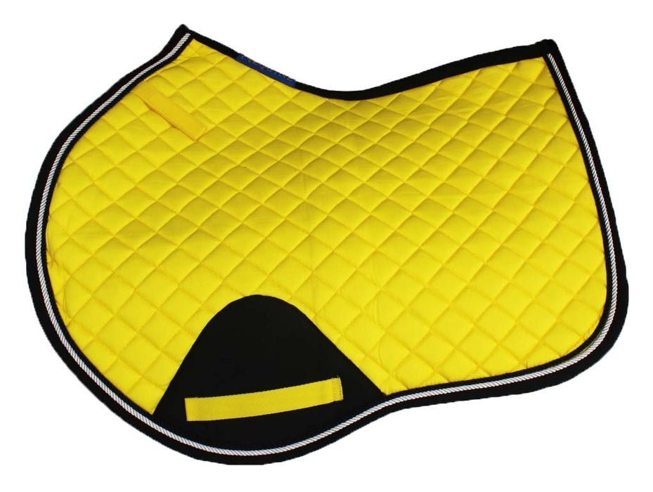Horse Equine Contoured English Quilted Cotton All Purpose Saddle Pad 72TS37