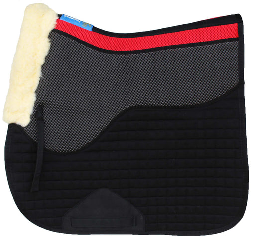 Horse English Quilted All-Purpose Gel Shock Absorbing Saddle Pad 72TS38