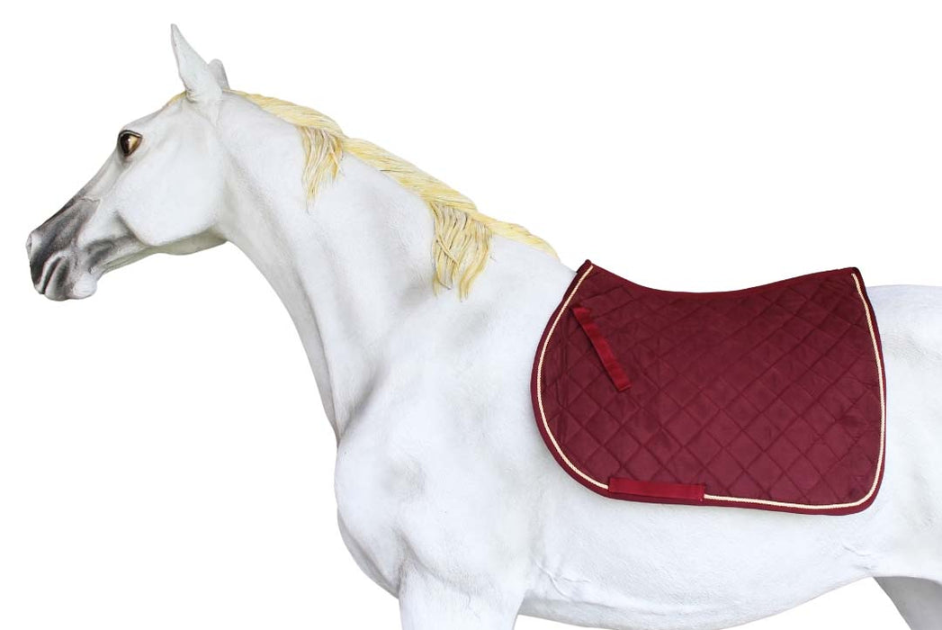 Horse English Quilted Contoured All-Purpose Trail Saddle Pad 72TS40