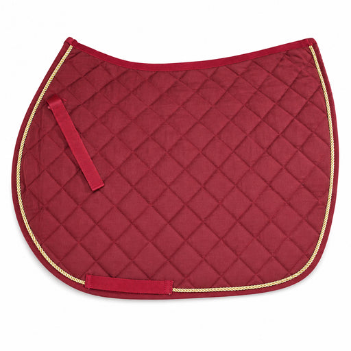 Horse English Quilted Contoured All-Purpose Trail Saddle Pad 72TS40