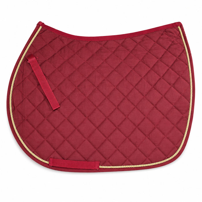 Horse English Quilted Contoured All-Purpose Trail Saddle Pad 72TS40