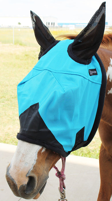 Equine Horse  FlyMask Summer Spring Airflow Mesh Blue 73203