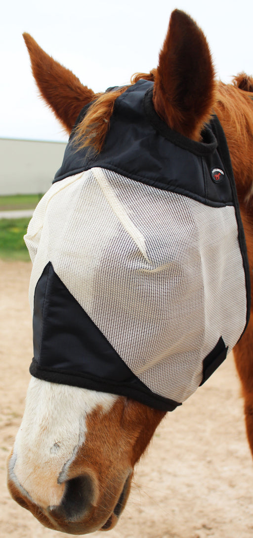 Equine Horse  FlyMask Summer Spring Airflow Mesh Scrim 73222BK