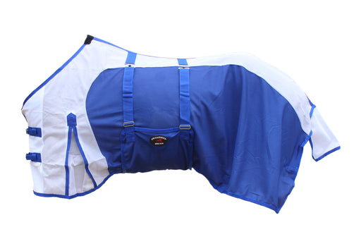 Horse Mesh Light Weight Summer FlySheet Spring Airflow White Blue 73422