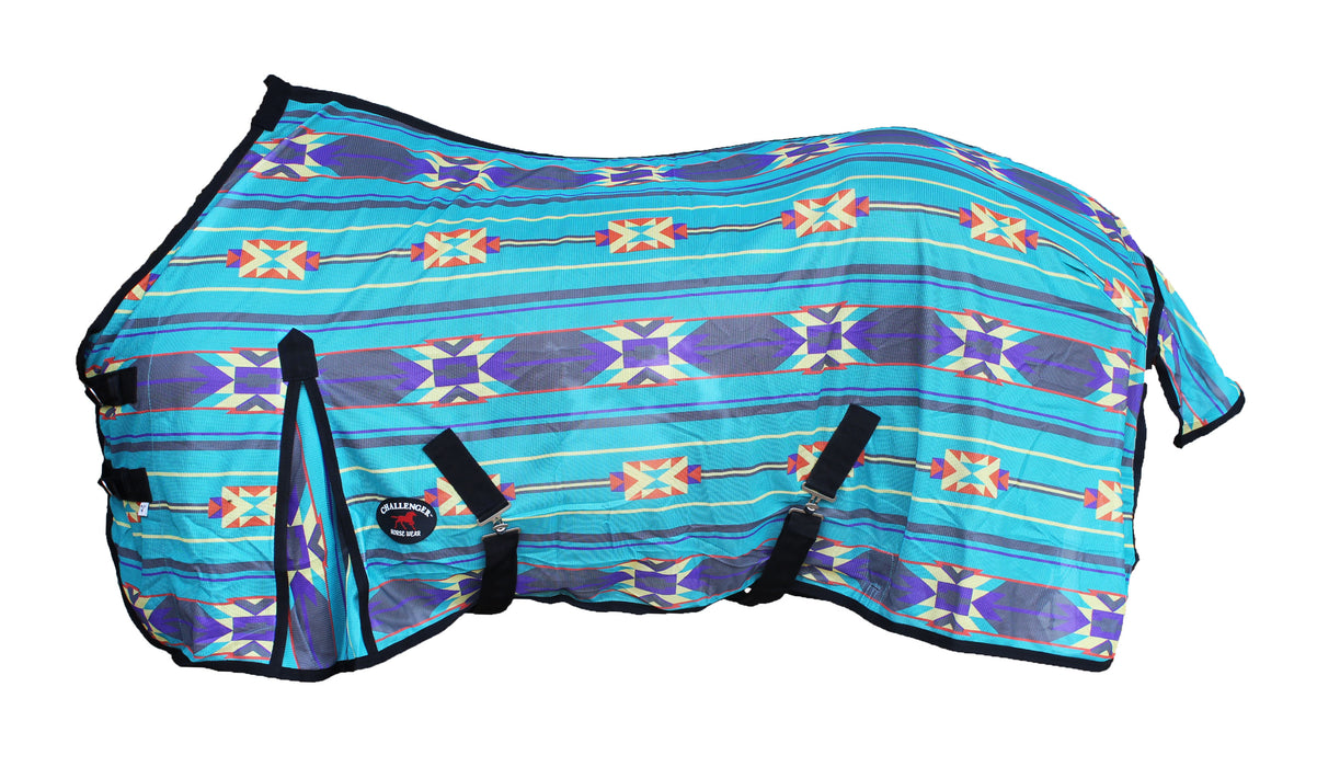 Horse Mesh Summer FlySheet Spring Airflow   Turquoise 7301