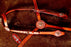 Horse Western Riding Leather Bridle Headstall Breast Collar Tack Pink 76132