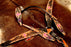 Horse Western Riding Leather Bridle Headstall Breast Collar Tack Pink 7672