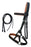 Horse Western Brown Leather Training Tack Bitless Sidepull Bridle Reins 7711