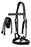Western English Leather Bitless Sidepull Bridle Reins 7713