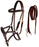 Horse Western Leather Tack Studded Bitless Sidepull Bridle Reins 77RS03