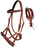 Horse Western Leather Beaded Bitless Sidepull Bridle Reins 77RS06RB-F
