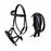 English Western Horse Leather Bitless Sidepull Bridle w/ Split Reins 77RS12