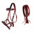 English Western Horse Leather Bitless Sidepull Bridle w/ Split Reins 77RS12