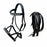 Horse Western English Leather Bitless Sidepull Bridle w/ Split Reins 77RS13