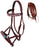 Horse Western English Leather Beaded Bitless Sidepull Bridle Reins 77RS15MG-F