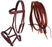 Horse Western English Leather Beaded Bitless Sidepull Bridle Reins 77RS17MG-F