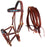 Horse Western Leather Beaded Bitless Sidepull Bridle Reins 77RS18TN-F